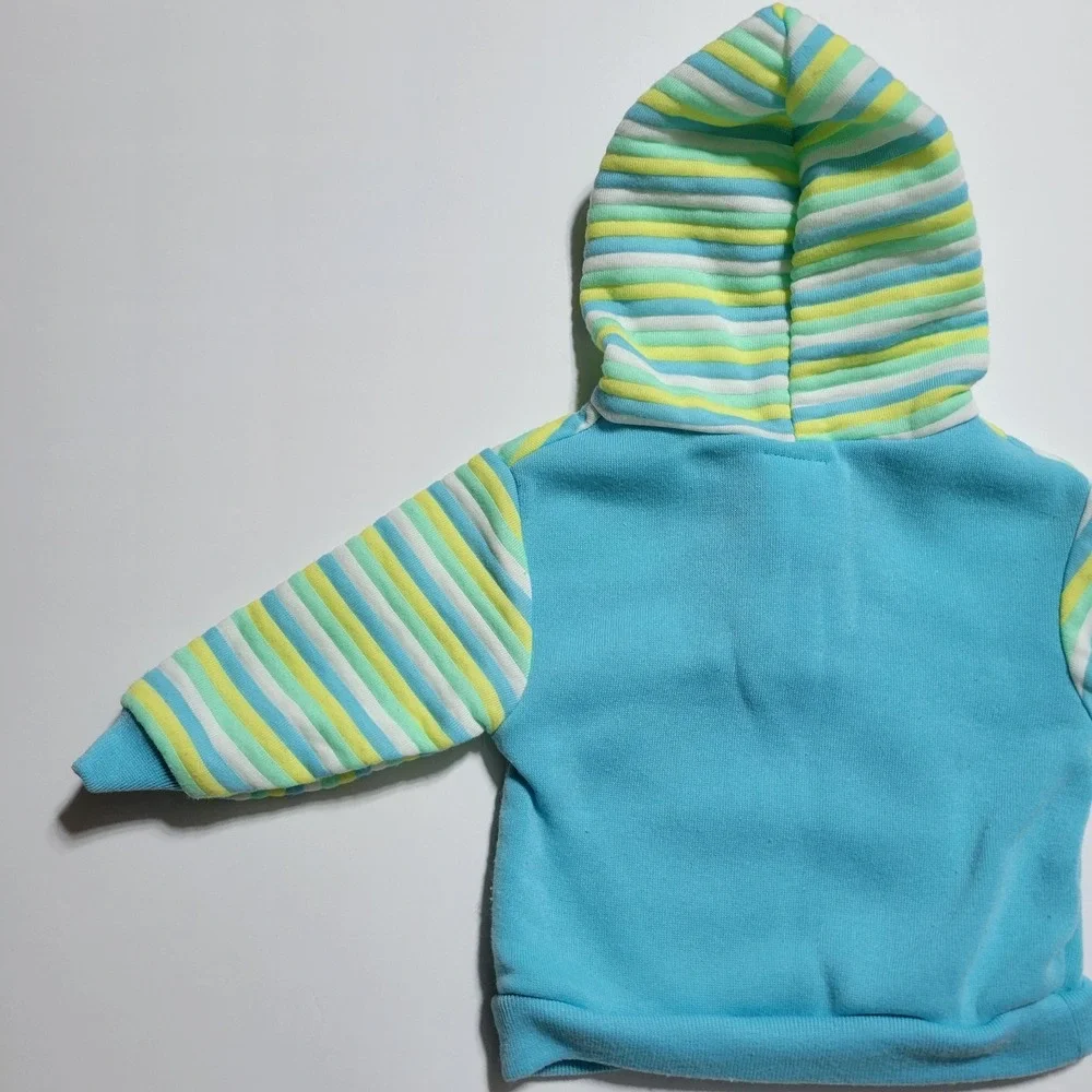 Vintage Disney Babies Bambi Collection Striped Fleece Set CATTON BROS 0-6 Months